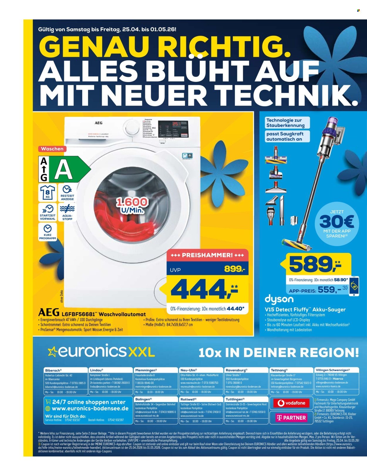 EURONICS Prospekt - Ab Samstag 25.04.2026