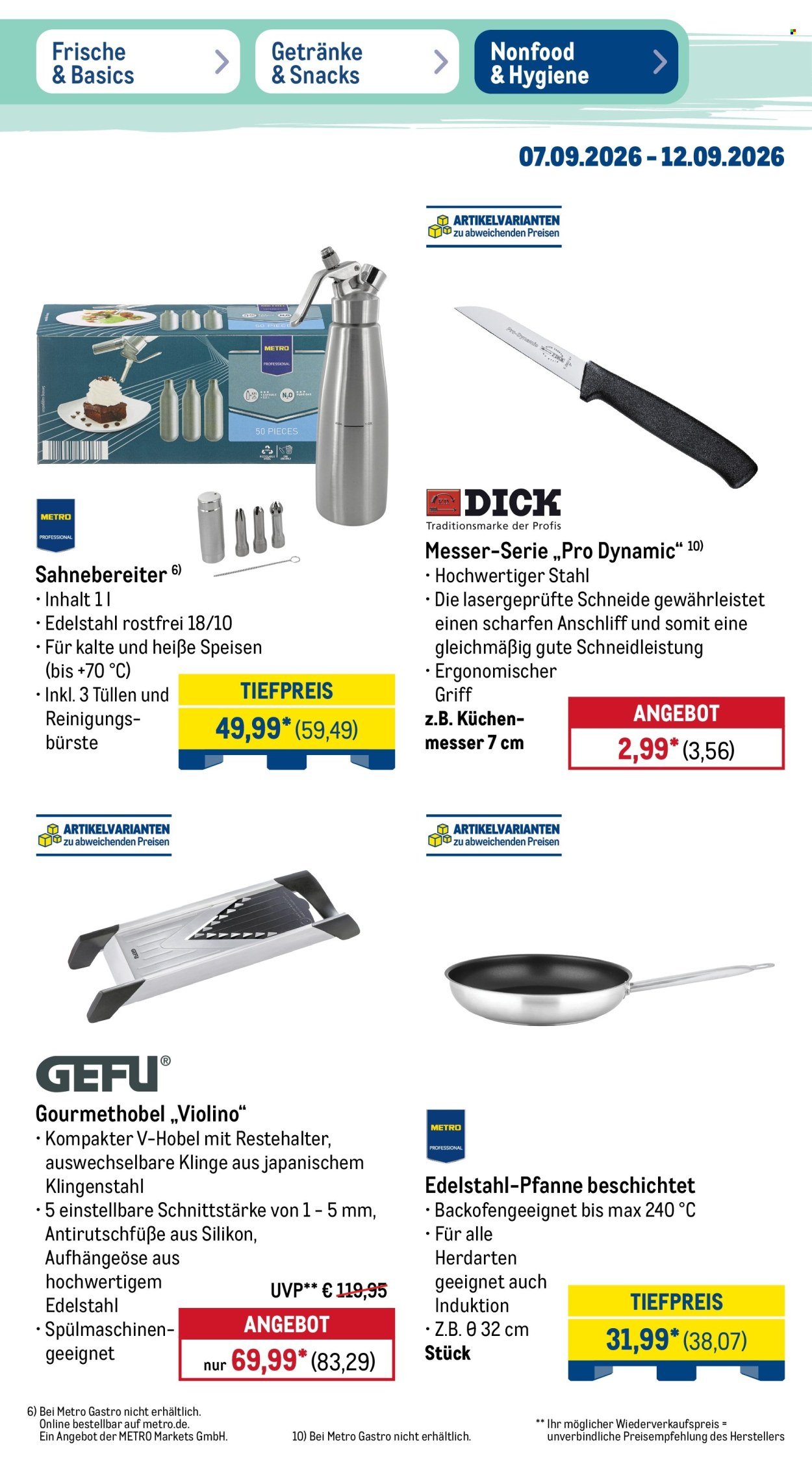 METRO Prospekt - NonFood-Angebote