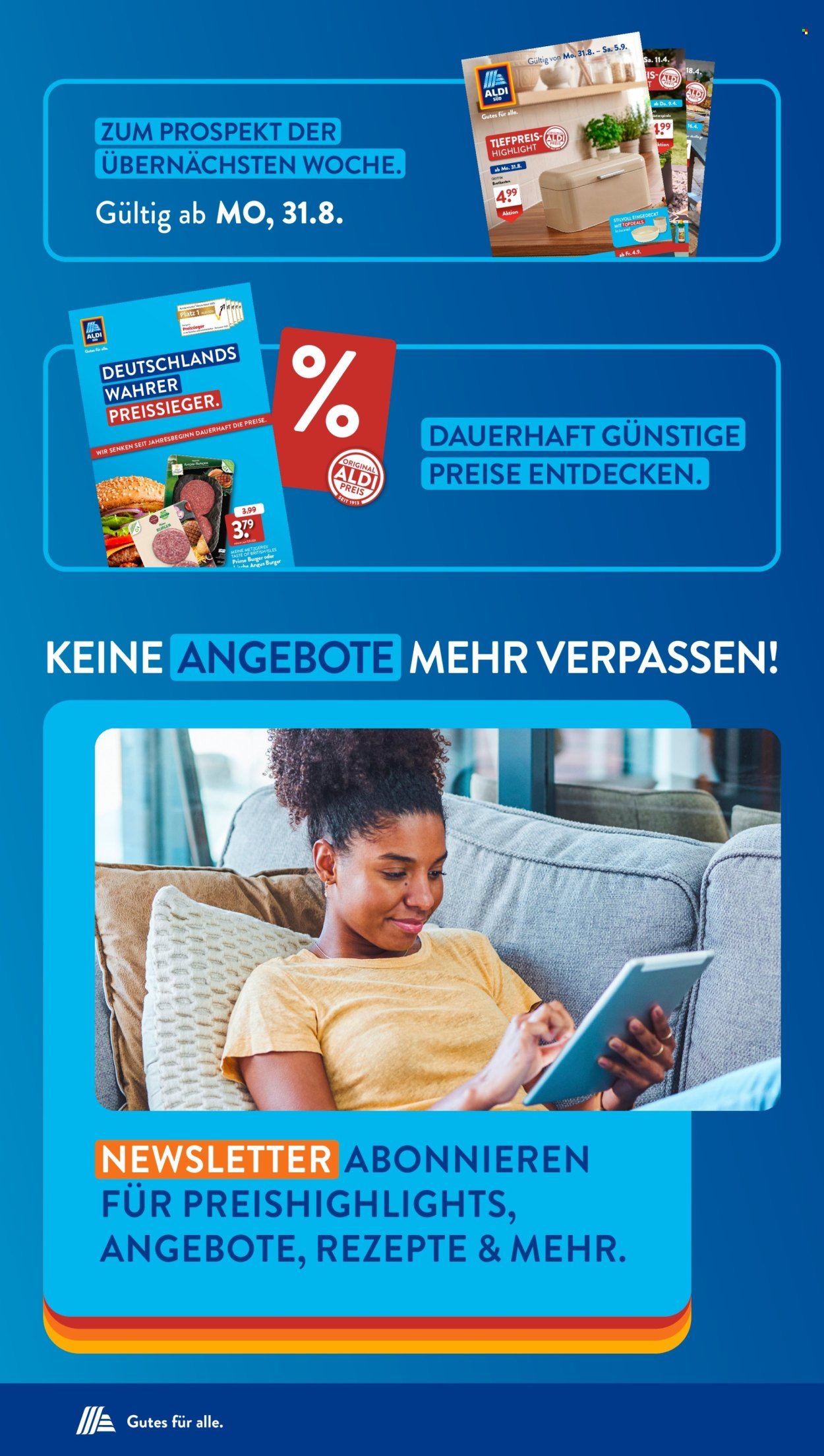 ALDI SÜD Prospekt - Ab Montag 24.08.2026