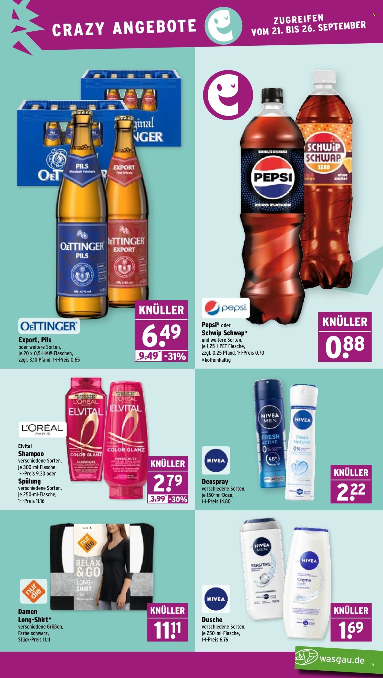WASGAU Prospekt - Ab Montag 21.09.2026