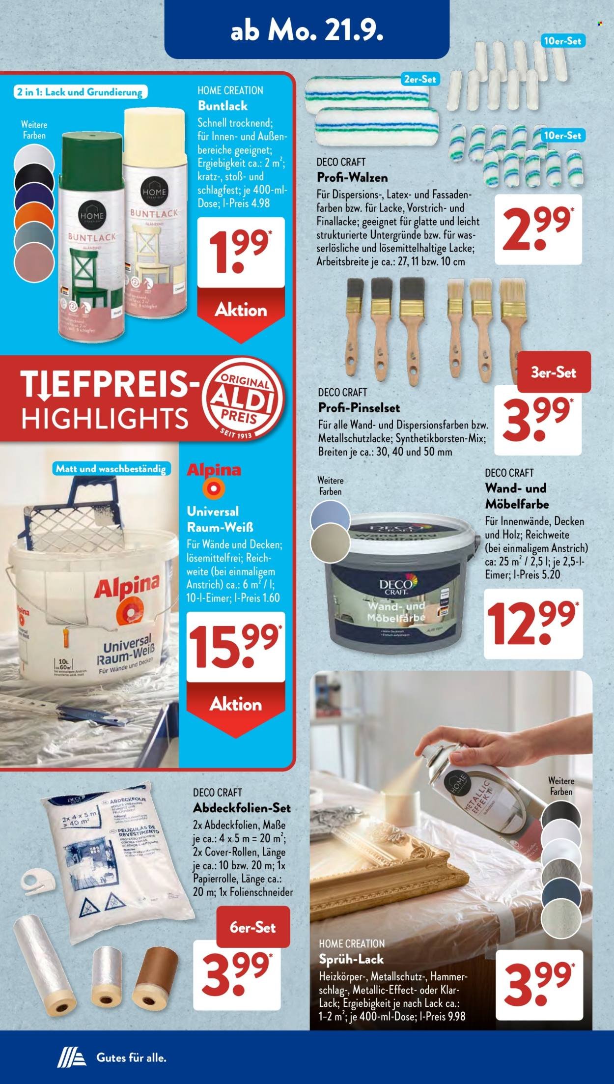 ALDI SÜD Prospekt - Ab Montag 21.09.2026