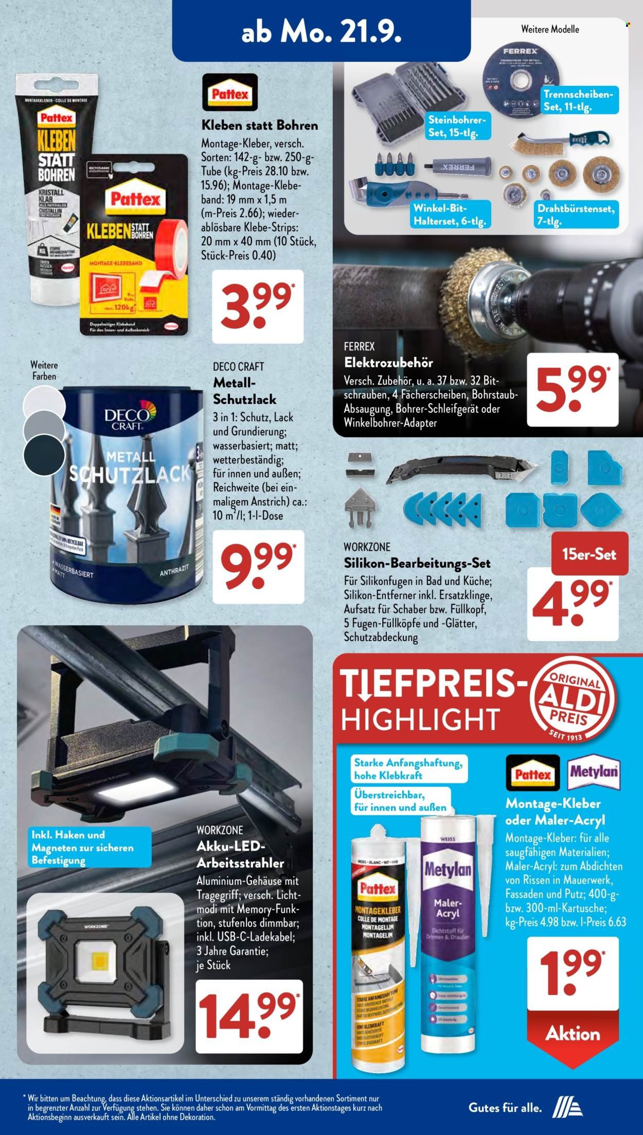 ALDI SÜD Prospekt - Ab Montag 21.09.2026