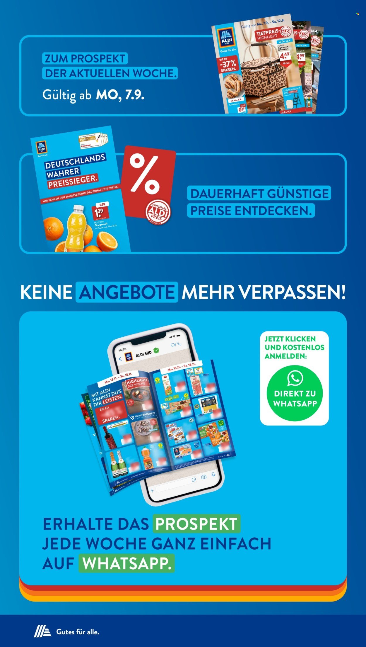 ALDI SÜD Prospekt - Ab Montag 21.09.2026