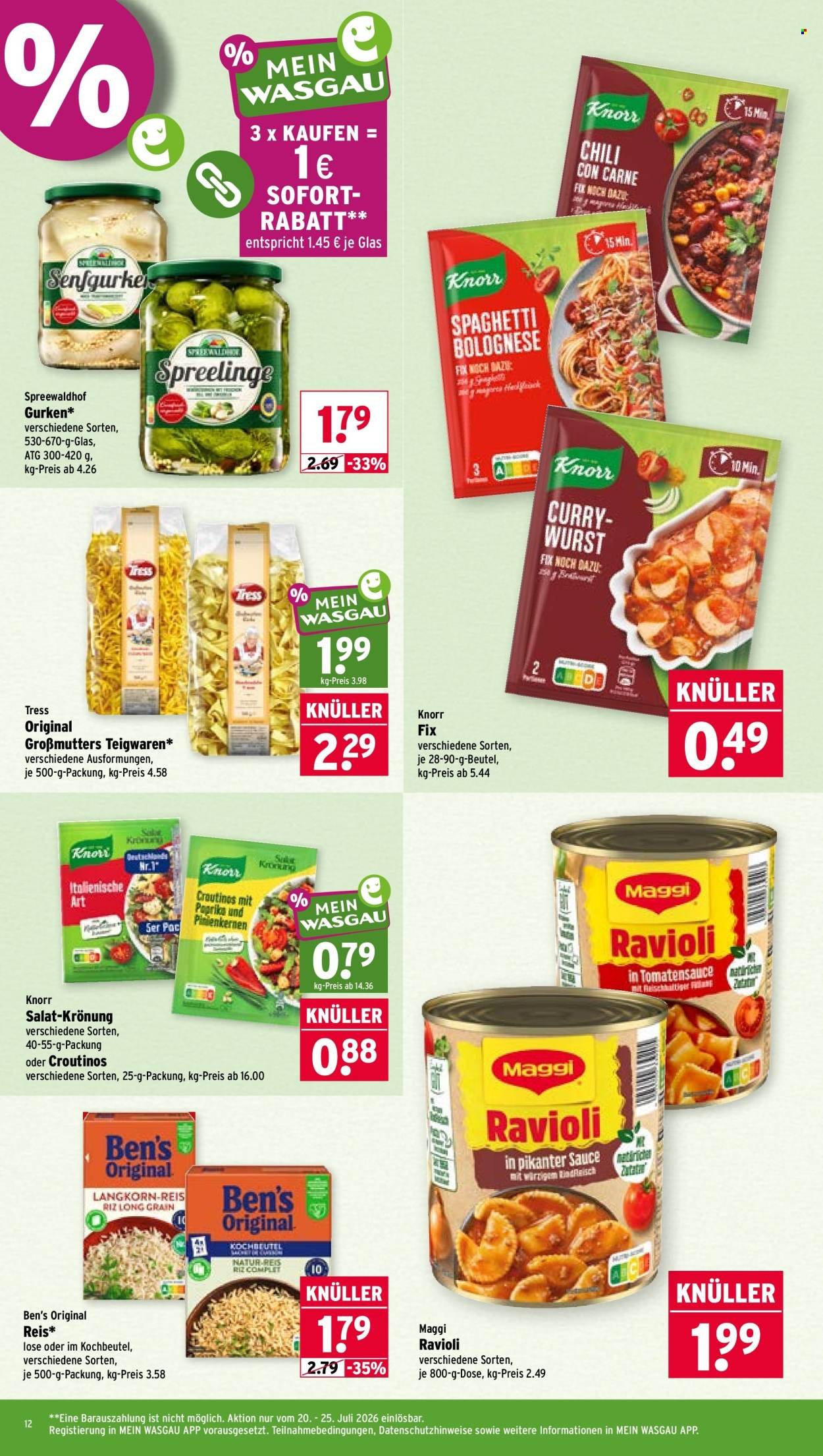 WASGAU Prospekt - Ab Montag 20.07.2026