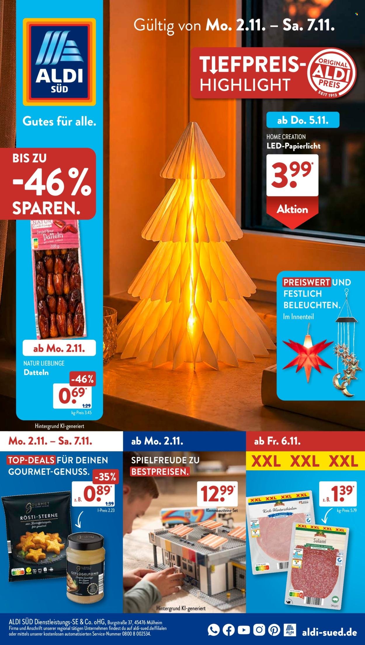 ALDI SÜD Prospekt - Ab Montag 2.11.2026