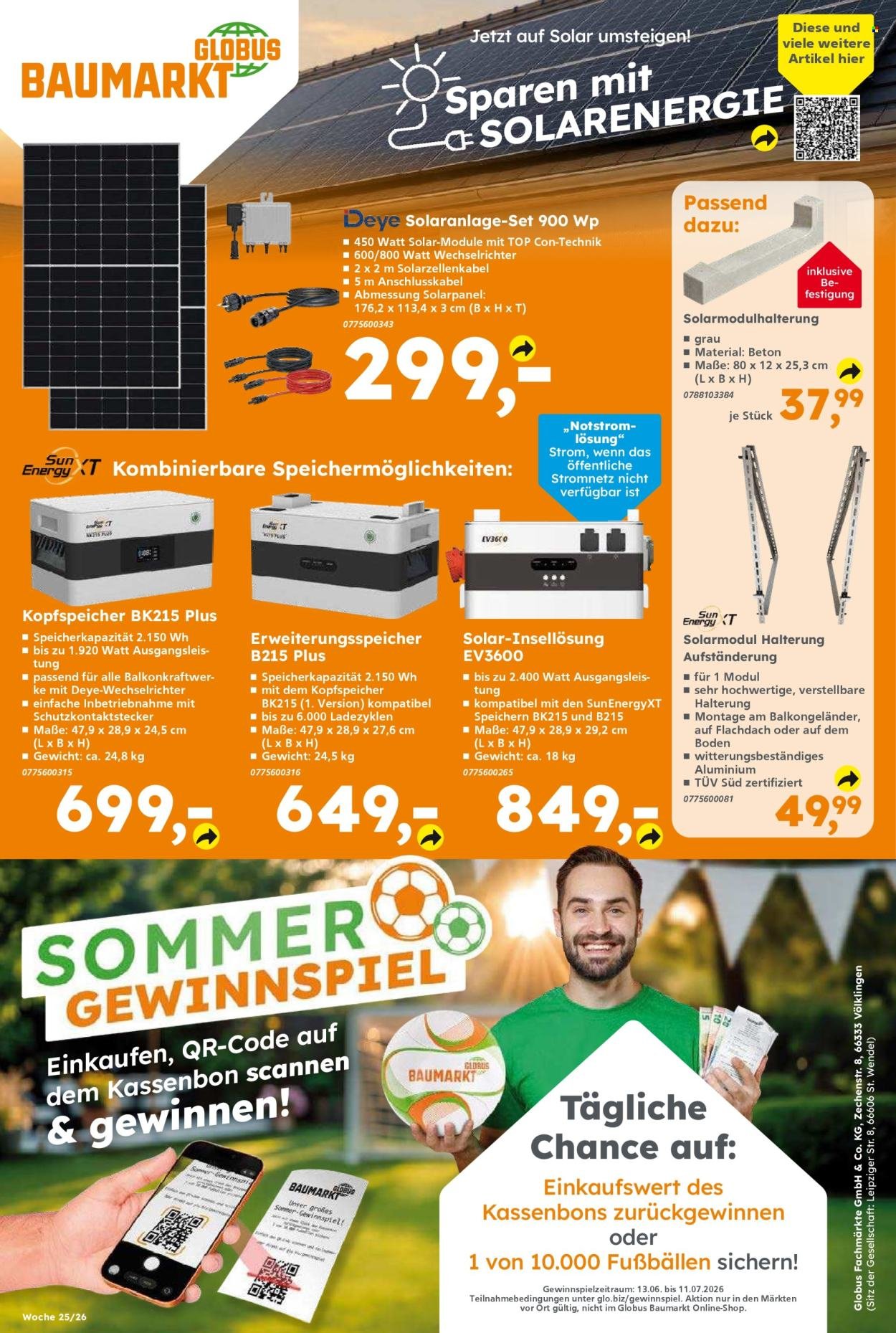GLOBUS BAUMARKT Prospekt - Ab Montag 15.06.2026