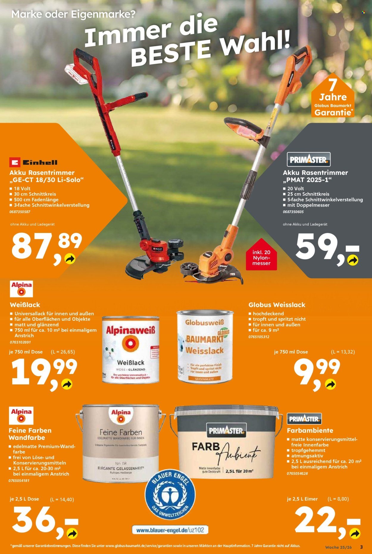 GLOBUS BAUMARKT Prospekt - Ab Montag 15.06.2026