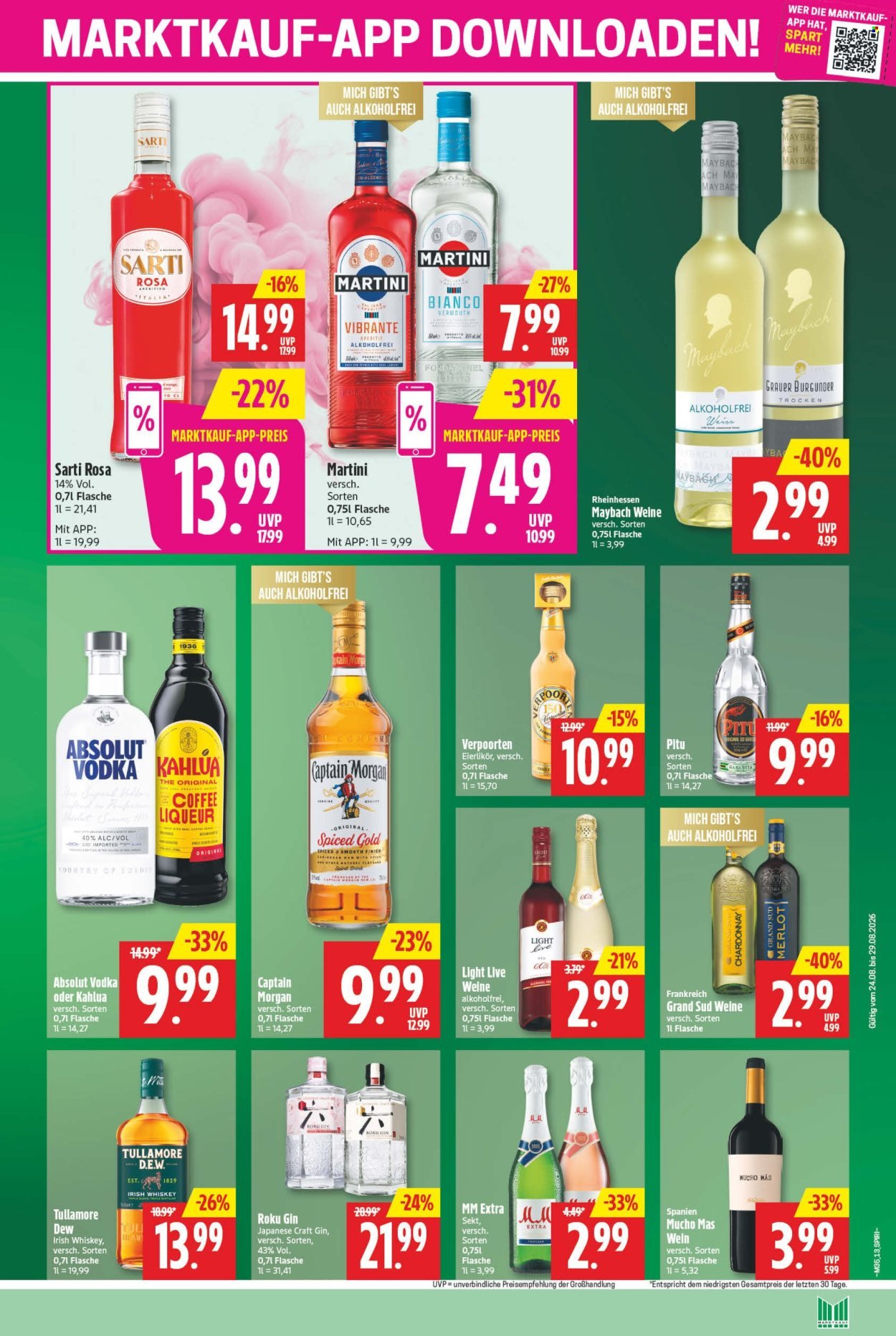 MARKTKAUF Prospekt - Ab Montag 24.08.2026