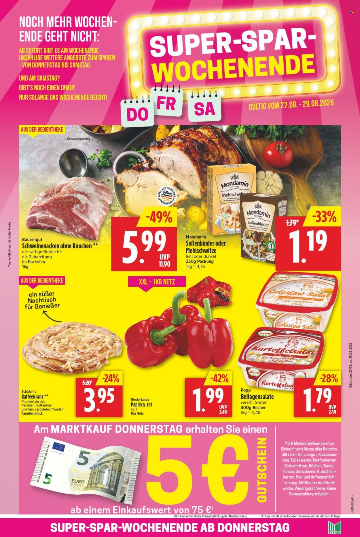MARKTKAUF Prospekt - Ab Montag 24.08.2026