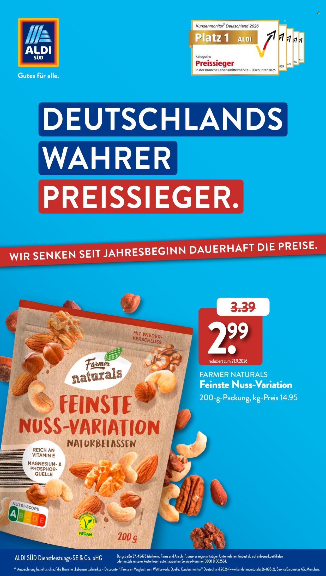 ALDI SÜD Angebote - Deutschlands wahrer preissieger