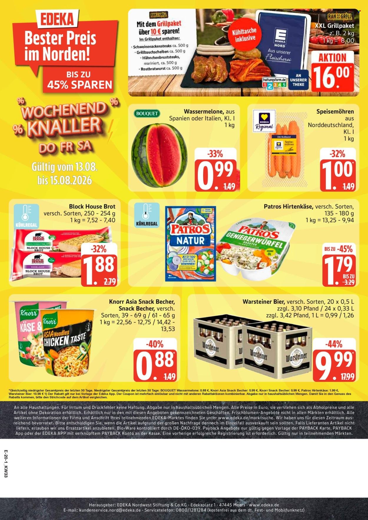 EDEKA Prospekt - Ab Montag 10.08.2026
