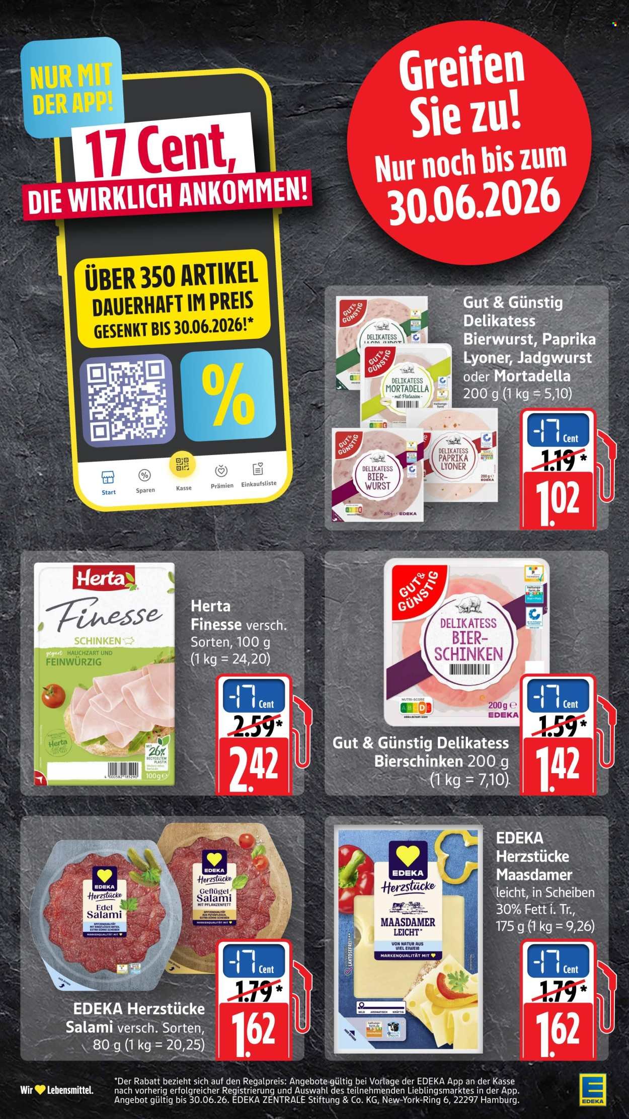 EDEKA Prospekt - Ab Montag 22.06.2026