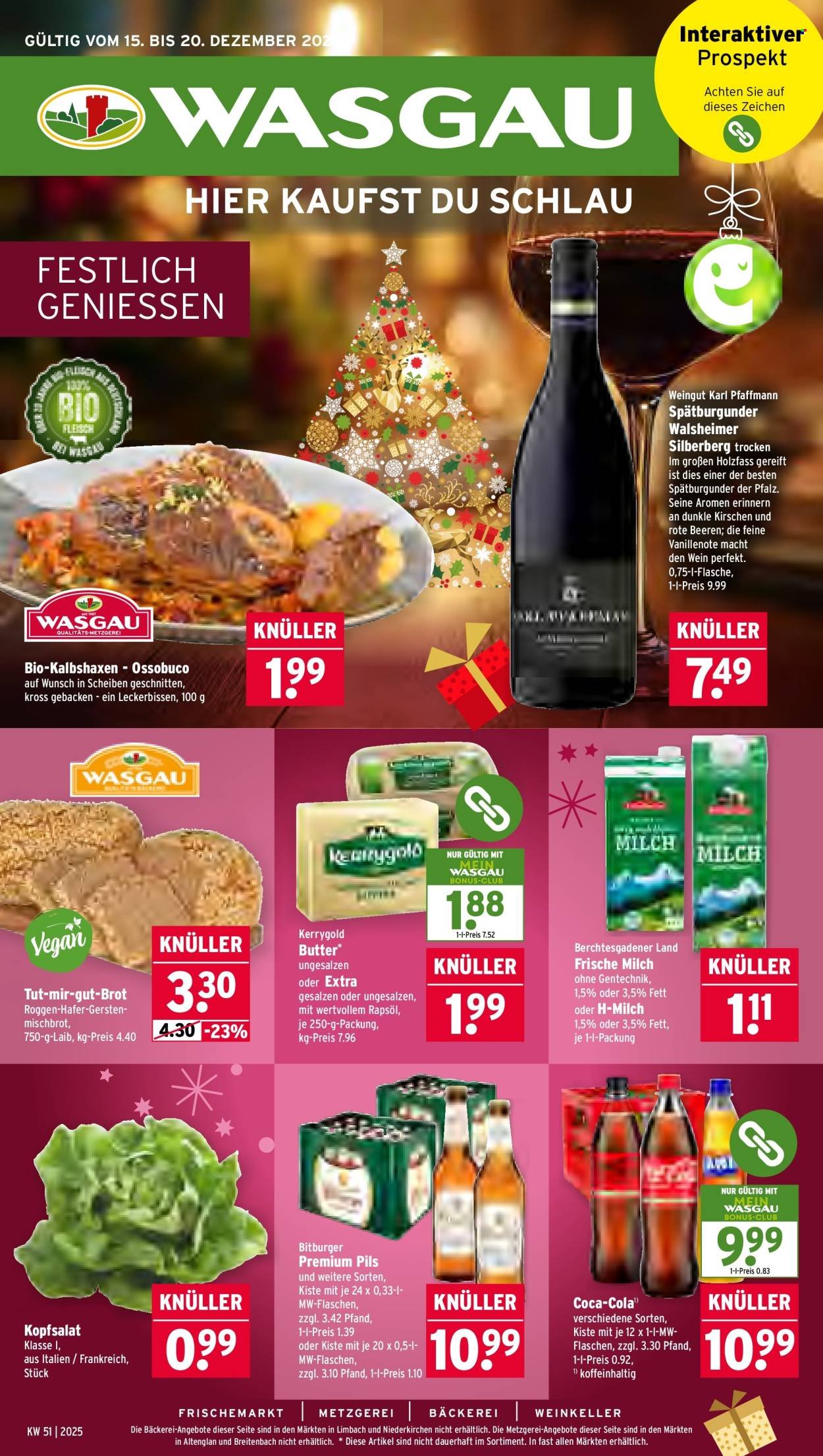 WASGAU Prospekt - Ab Montag 15.12.2025