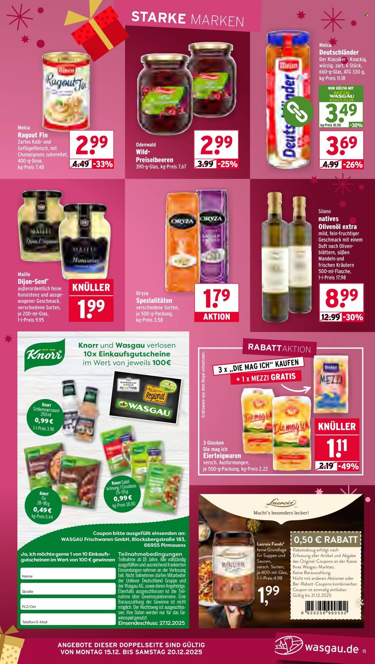 WASGAU Prospekt - Ab Montag 15.12.2025