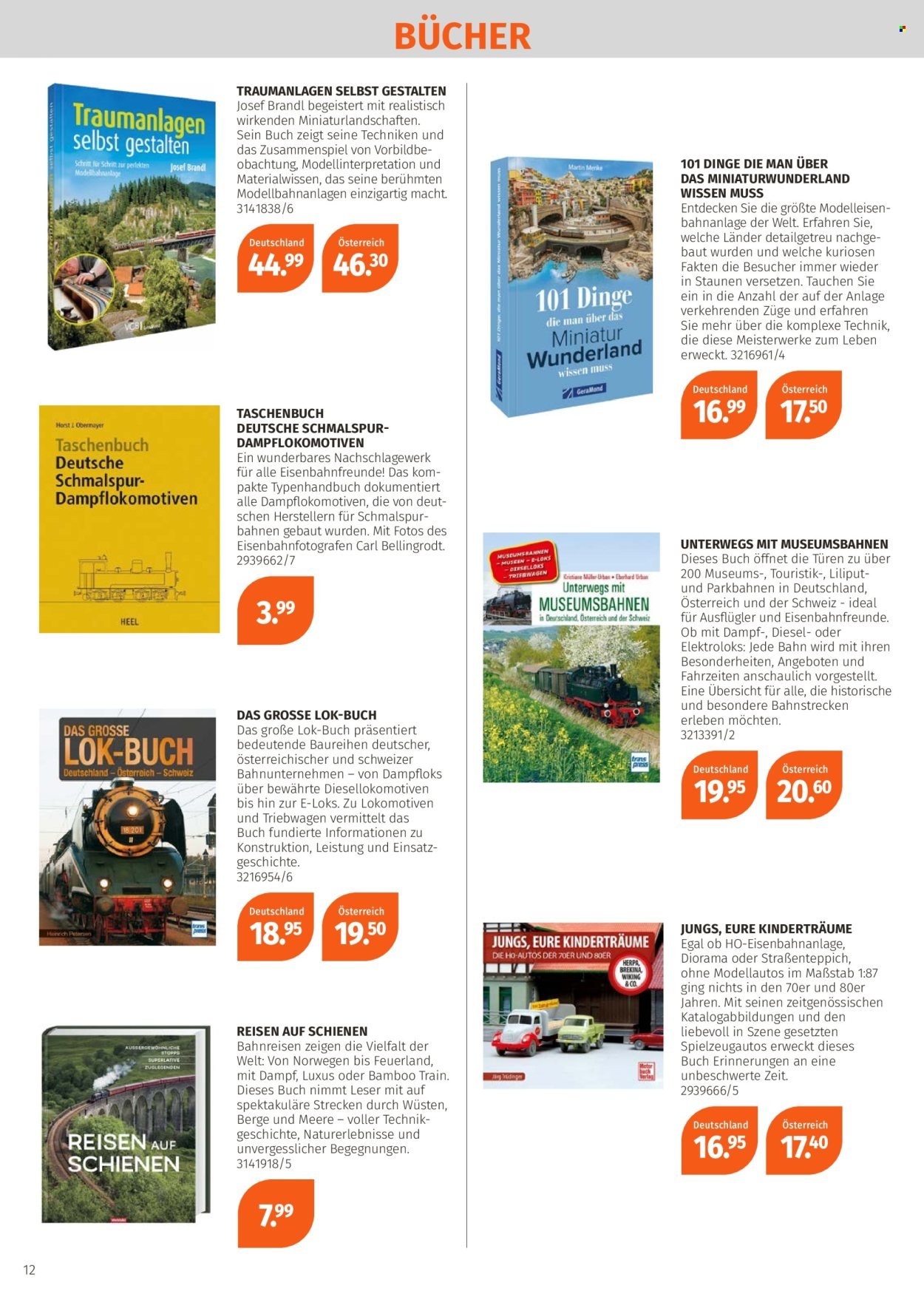 MÜLLER Prospekt - Modell-Eisenbahn-Highlights