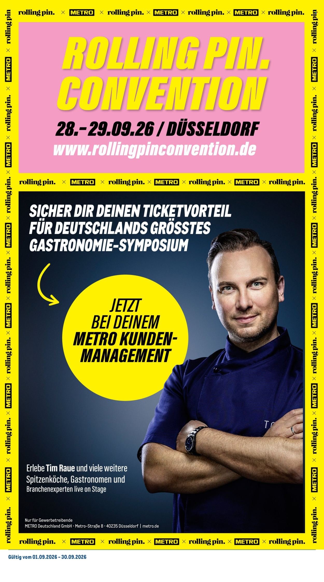 METRO Prospekt - Monats-Menü