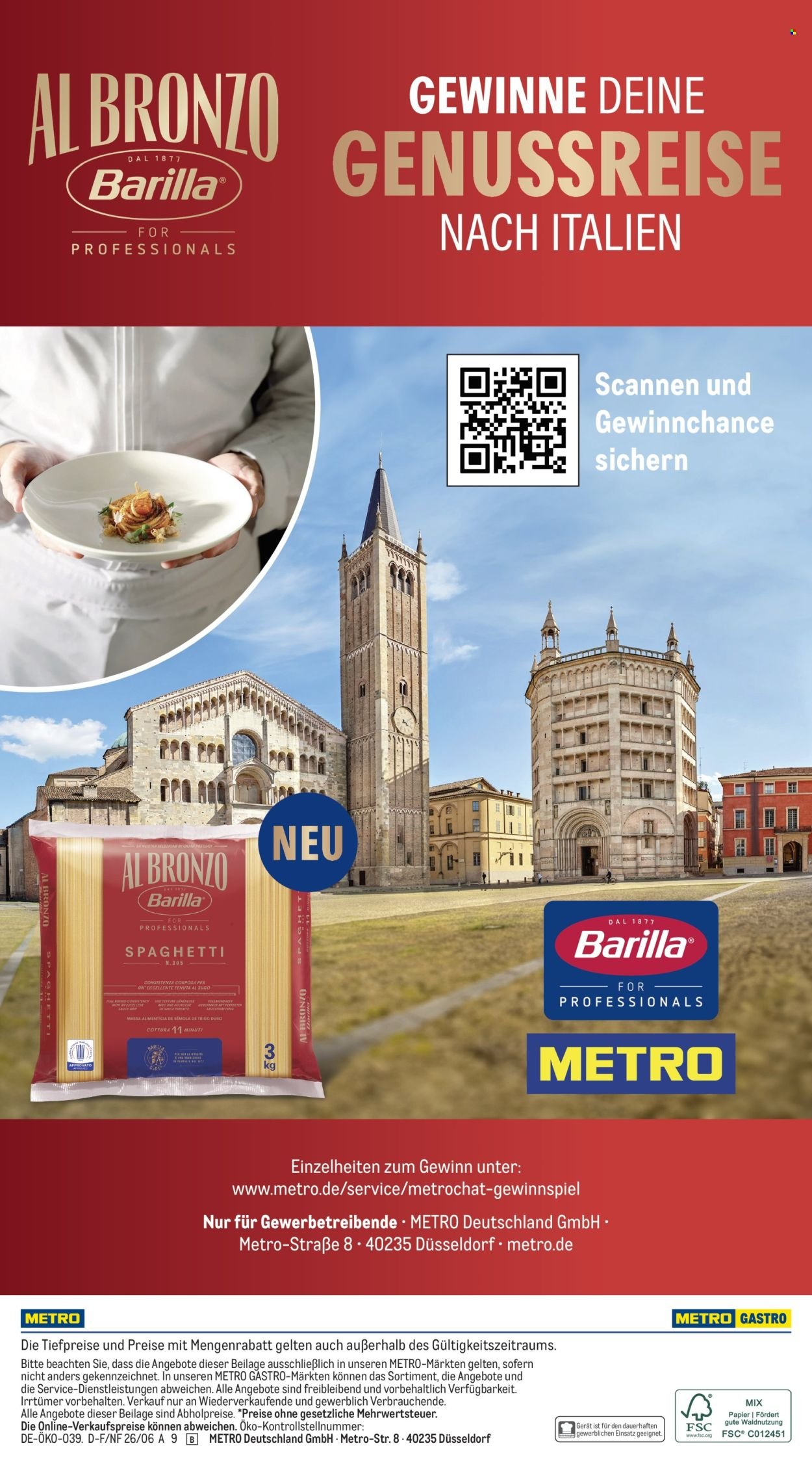 METRO Prospekt - Monats-Menü