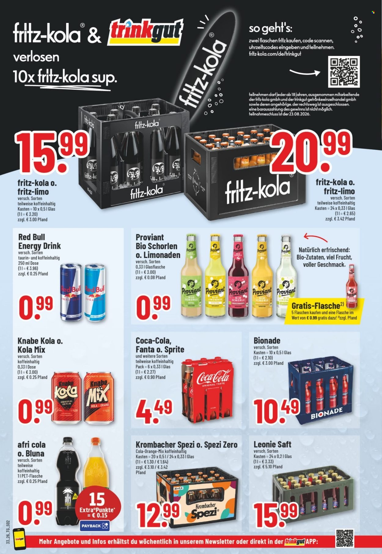 TRINKGUT Prospekt - Ab Montag 10.08.2026