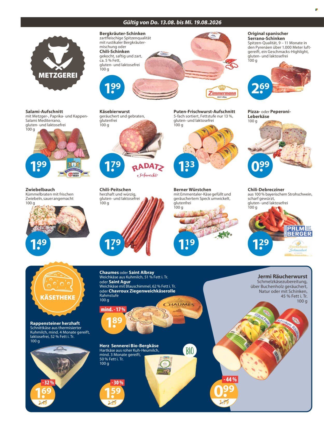 V-MARKT Prospekt - Ab Donnerstag 13.08.2026