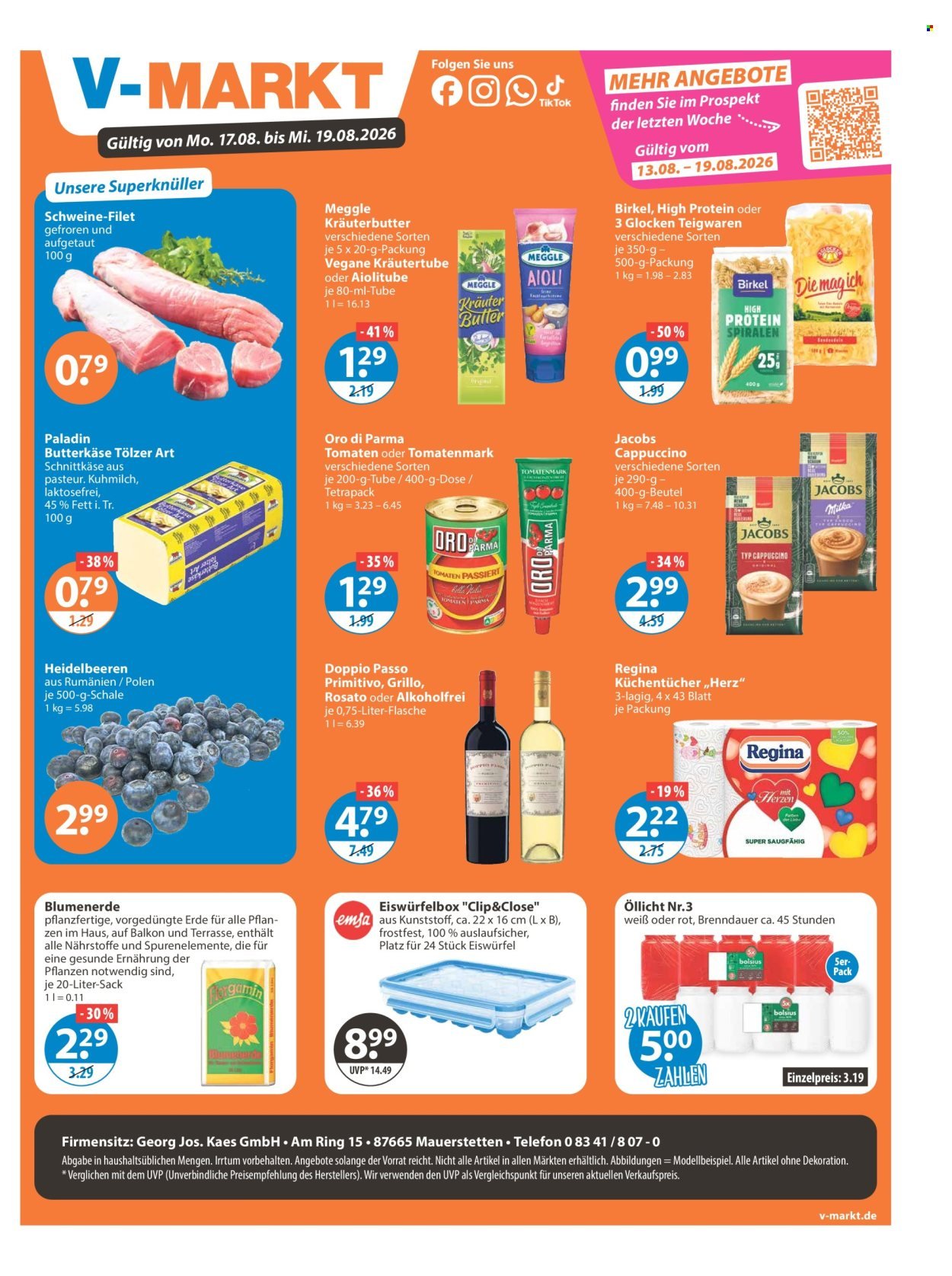 V-MARKT Prospekt - Ab Donnerstag 13.08.2026