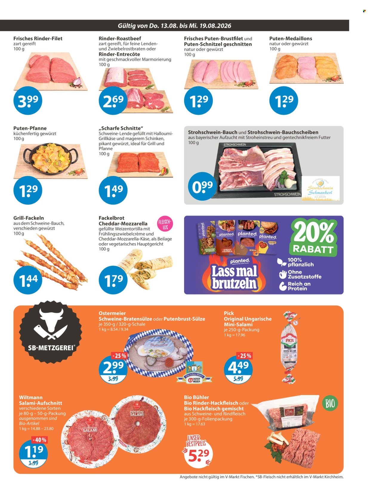 V-MARKT Prospekt - Ab Donnerstag 13.08.2026