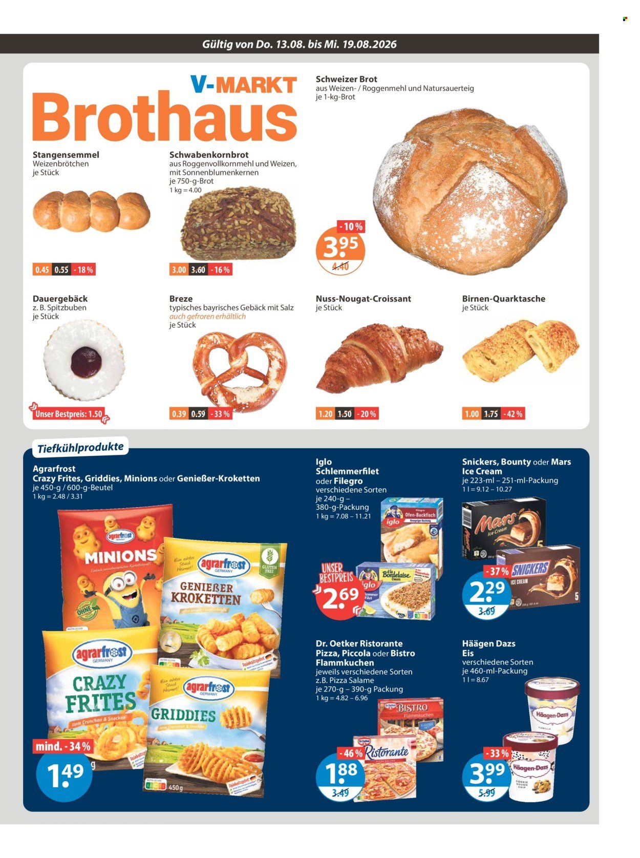 V-MARKT Prospekt - Ab Donnerstag 13.08.2026