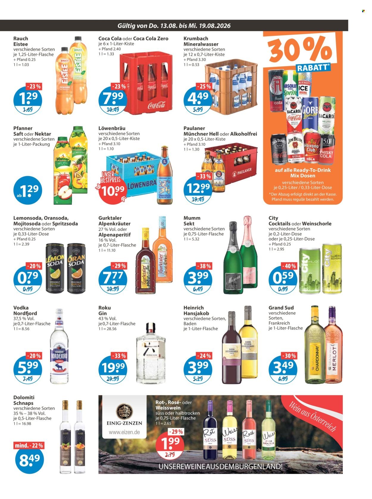 V-MARKT Prospekt - Ab Donnerstag 13.08.2026