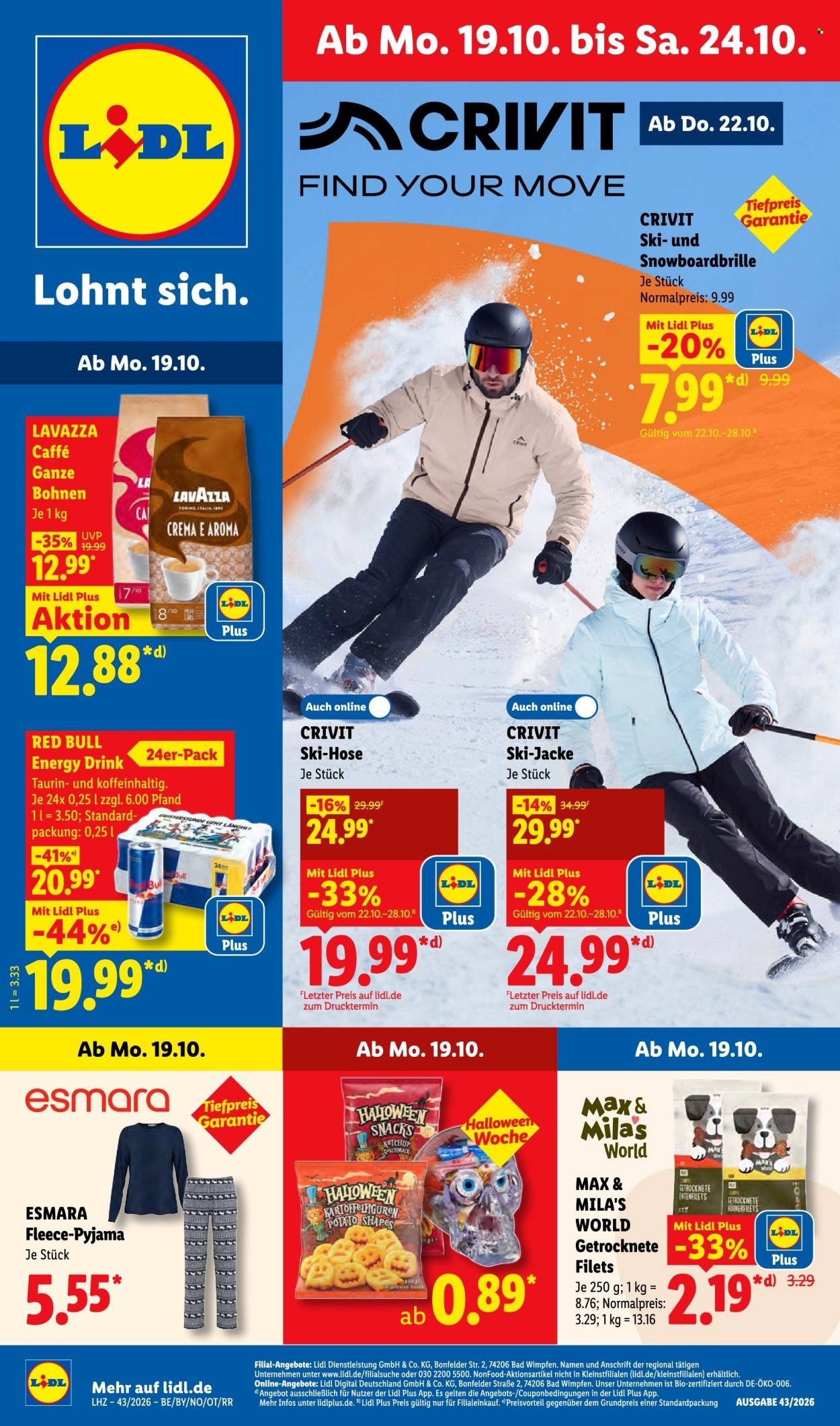 LIDL Prospekt - Ab Montag 19.10.2026