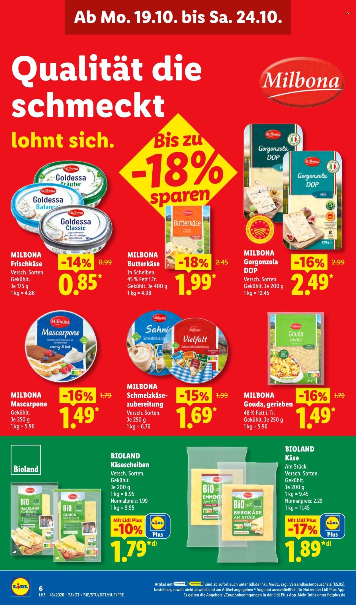 LIDL Prospekt - Ab Montag 19.10.2026