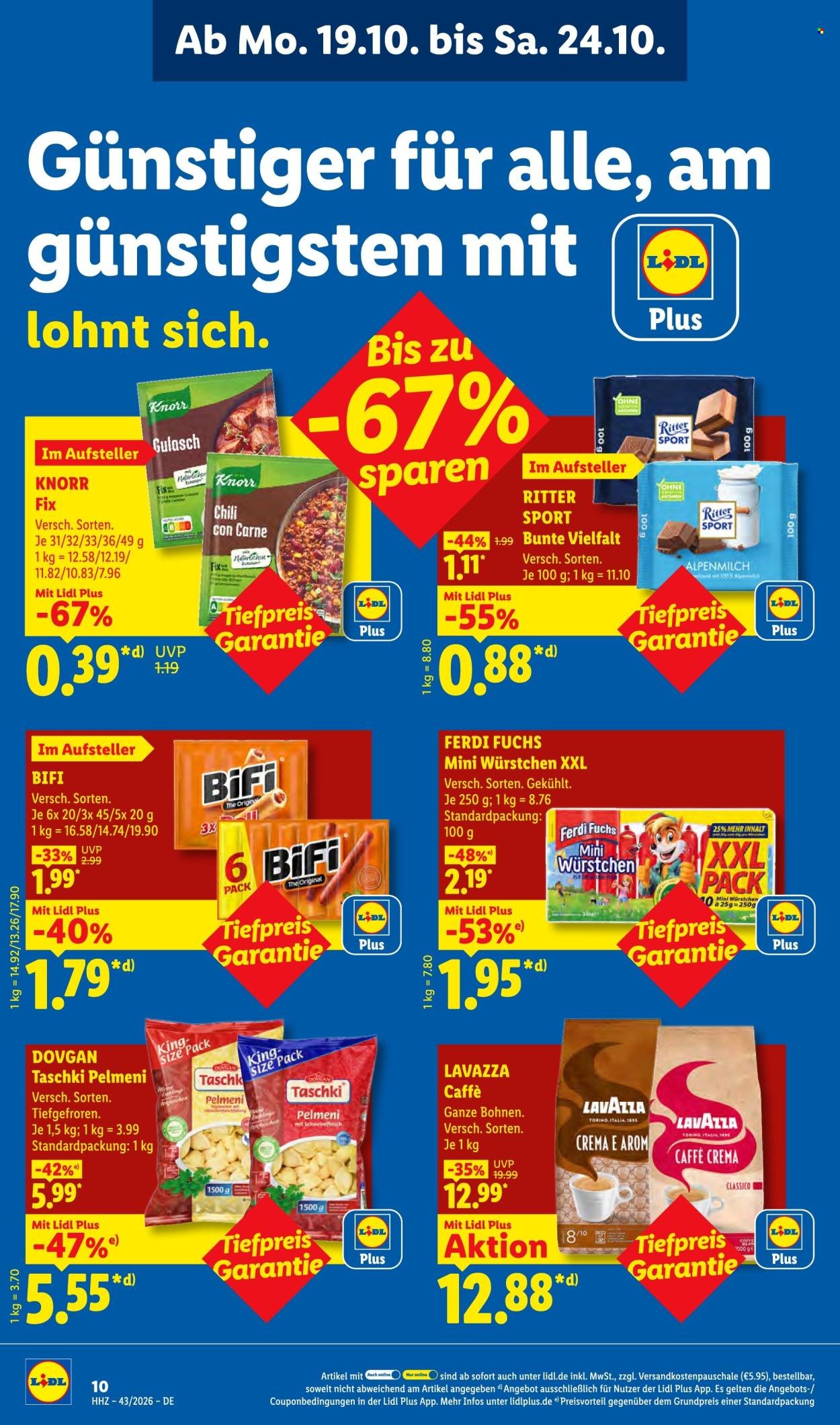 LIDL Prospekt - Ab Montag 19.10.2026