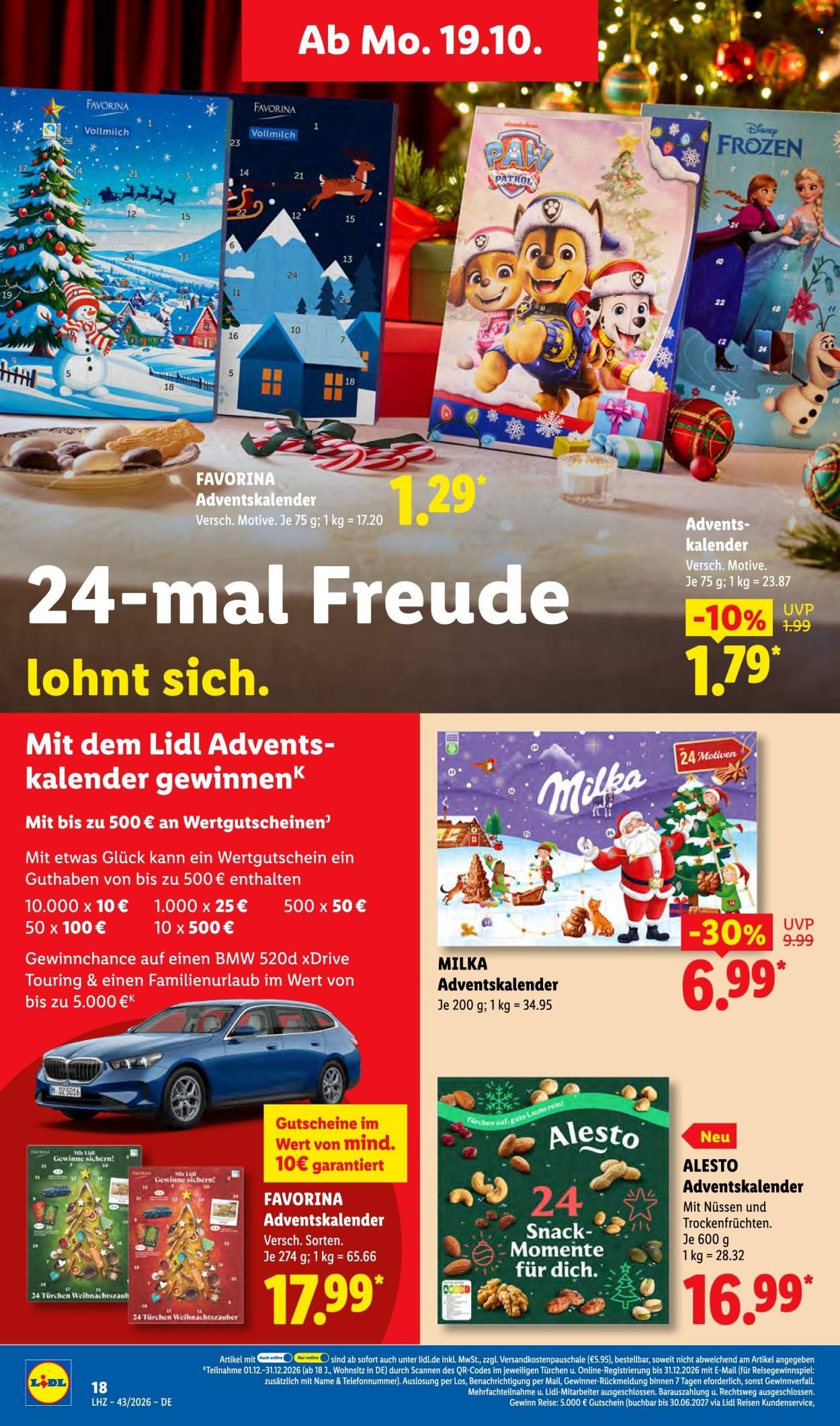 LIDL Prospekt - Ab Montag 19.10.2026