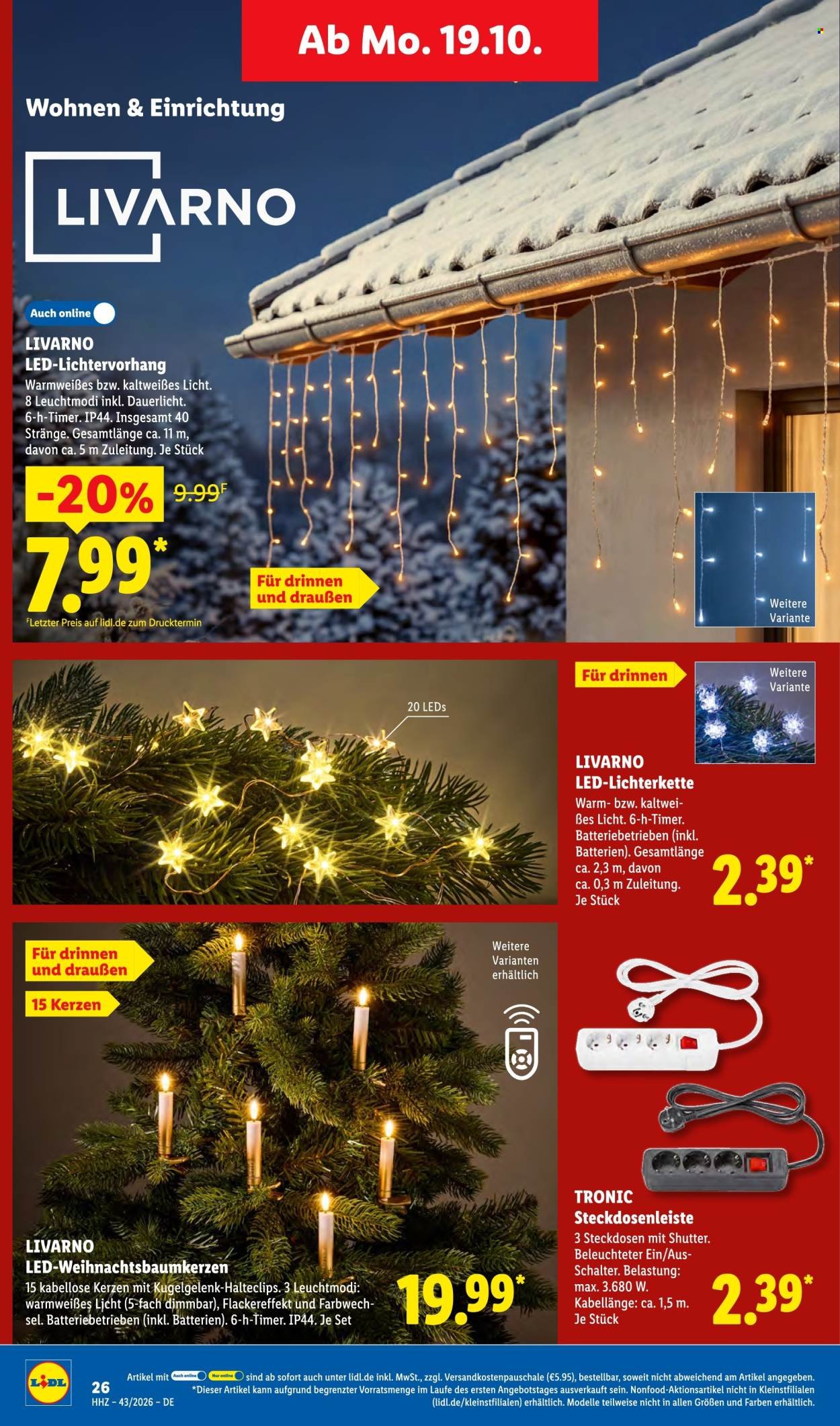 LIDL Prospekt - Ab Montag 19.10.2026