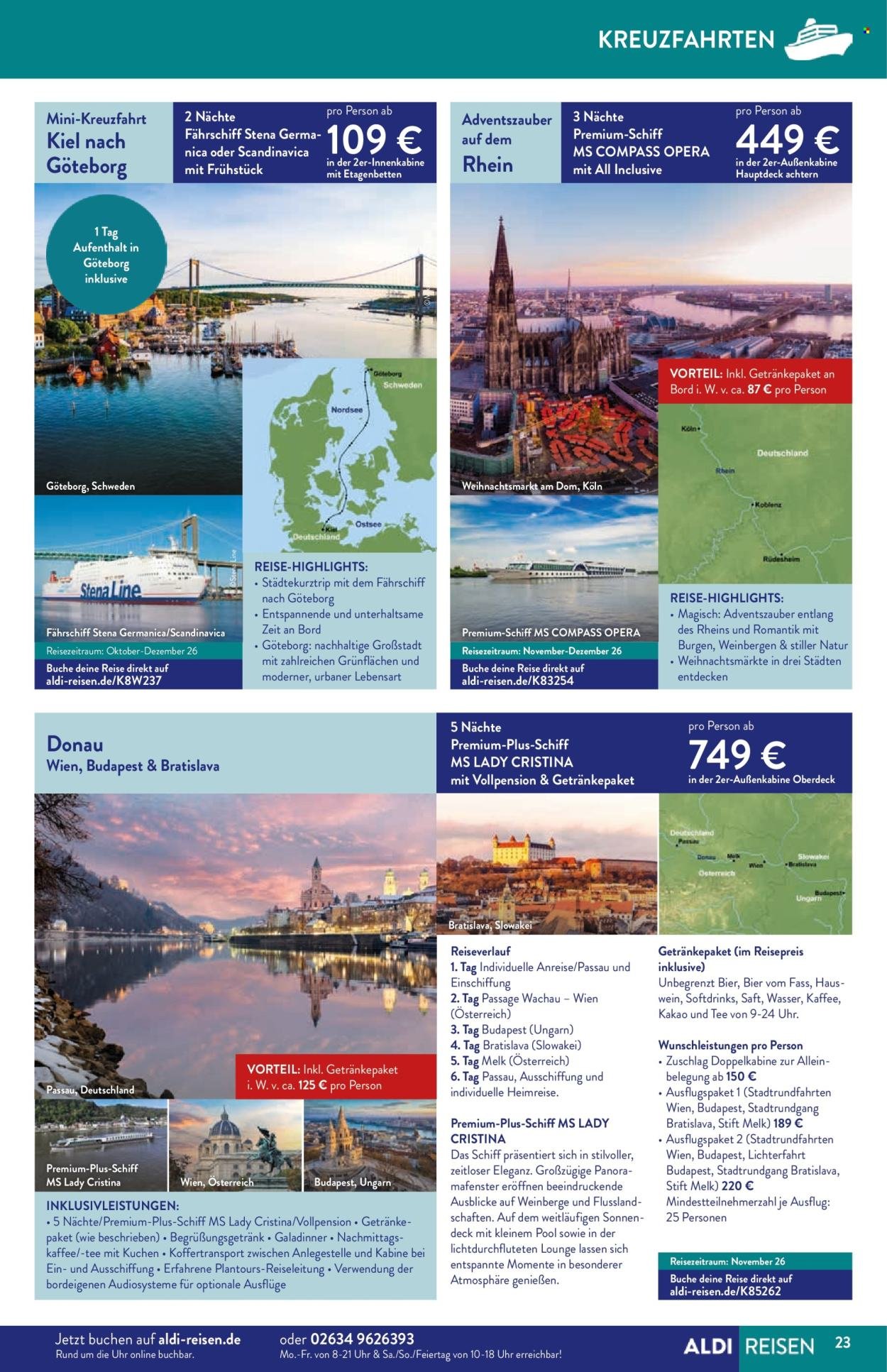 ALDI SÜD Prospekt - Reise-Highlights