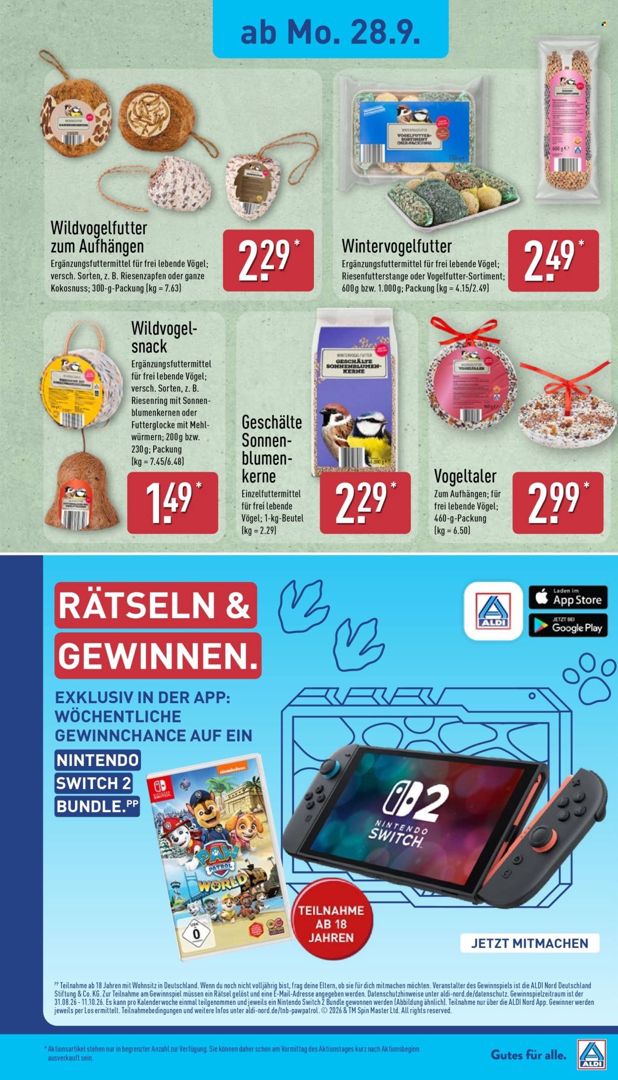 ALDI NORD Prospekt - Ab Montag 28.09.2026
