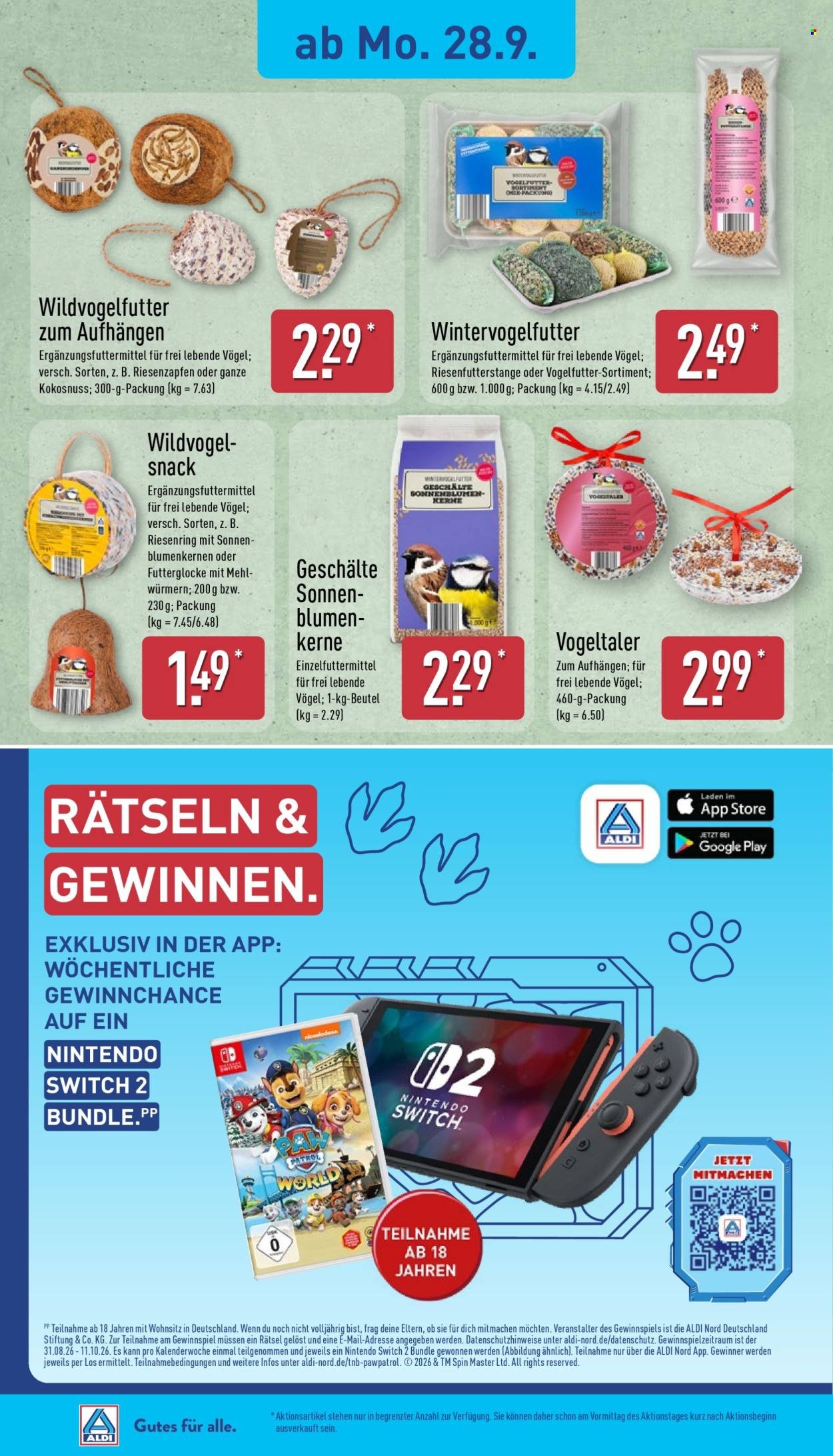 ALDI NORD Prospekt - Ab Montag 28.09.2026