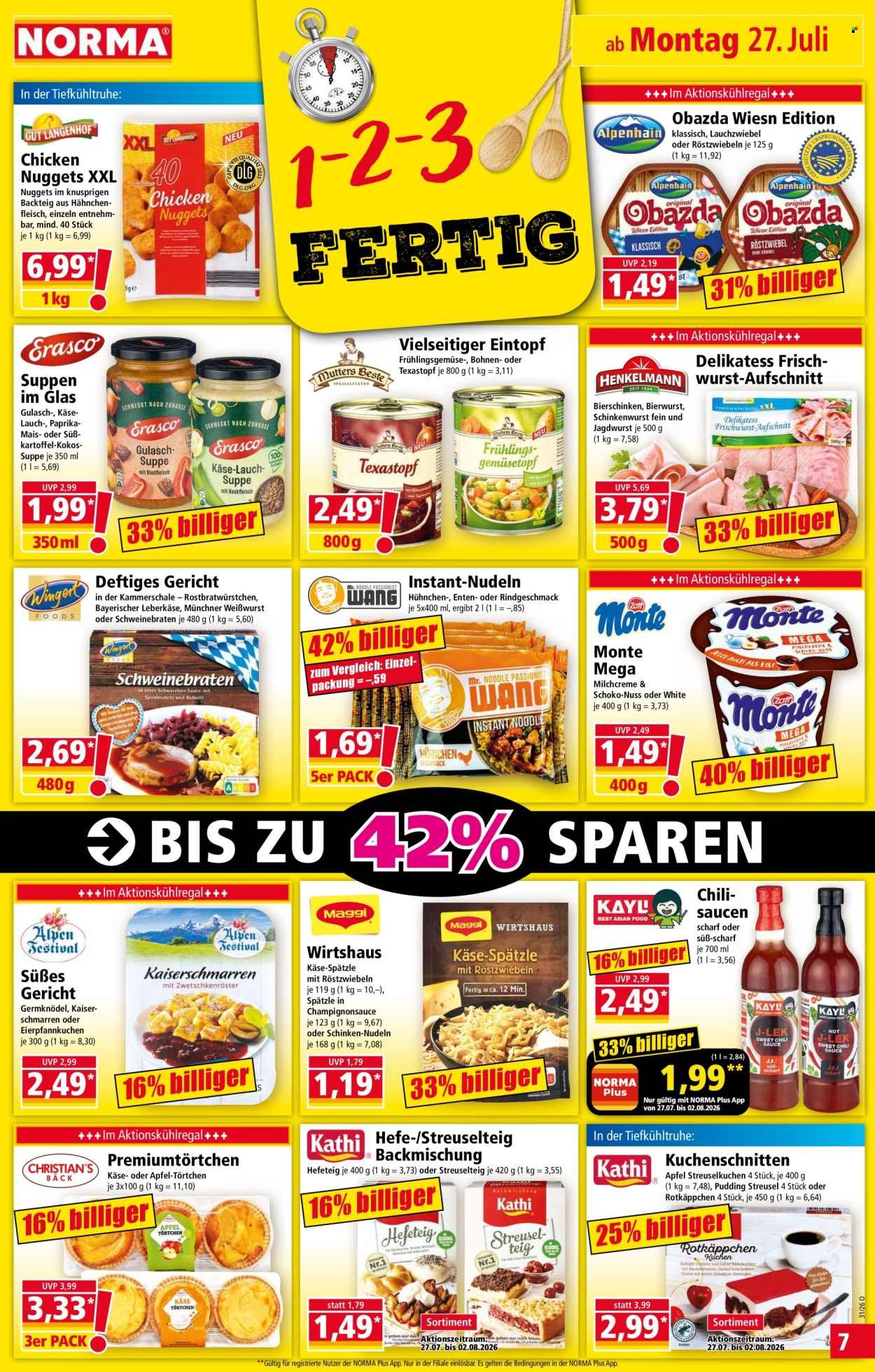 NORMA Prospekt - Ab Montag 27.07.2026