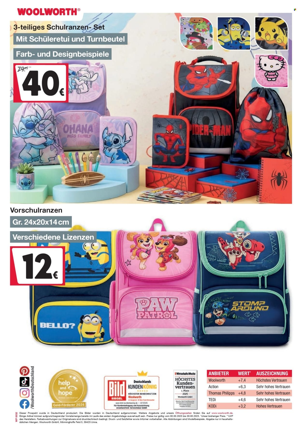 WOOLWORTH Angebote - August 2026
