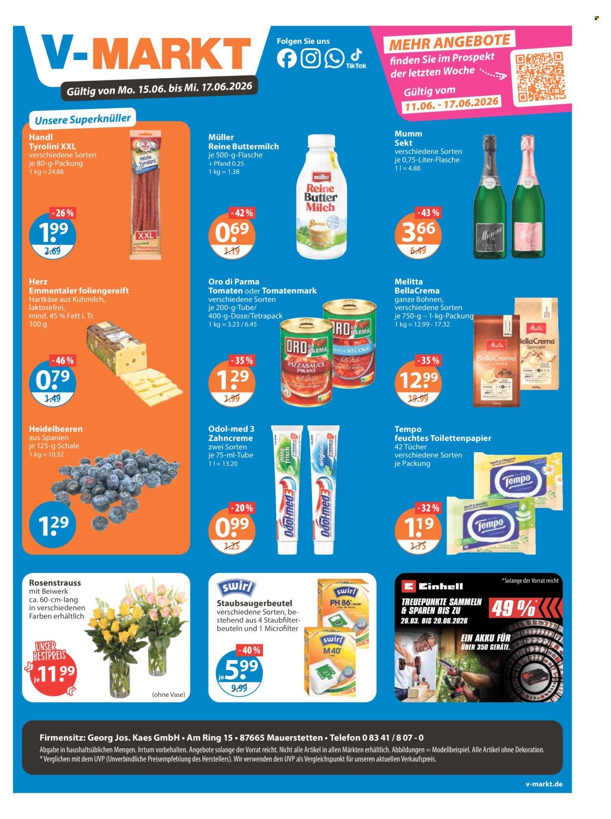 V-MARKT Prospekt - Ab Montag 15.06.2026