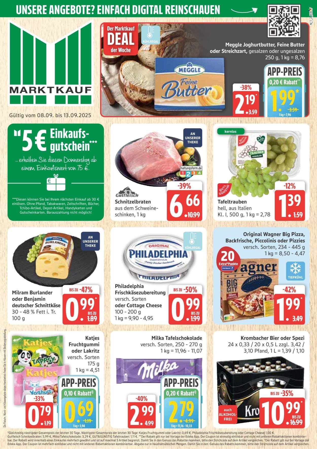 MARKTKAUF Prospekt - Ab Montag 8.09.2025 (2025-09-08 - 2025-09-13) | 1
