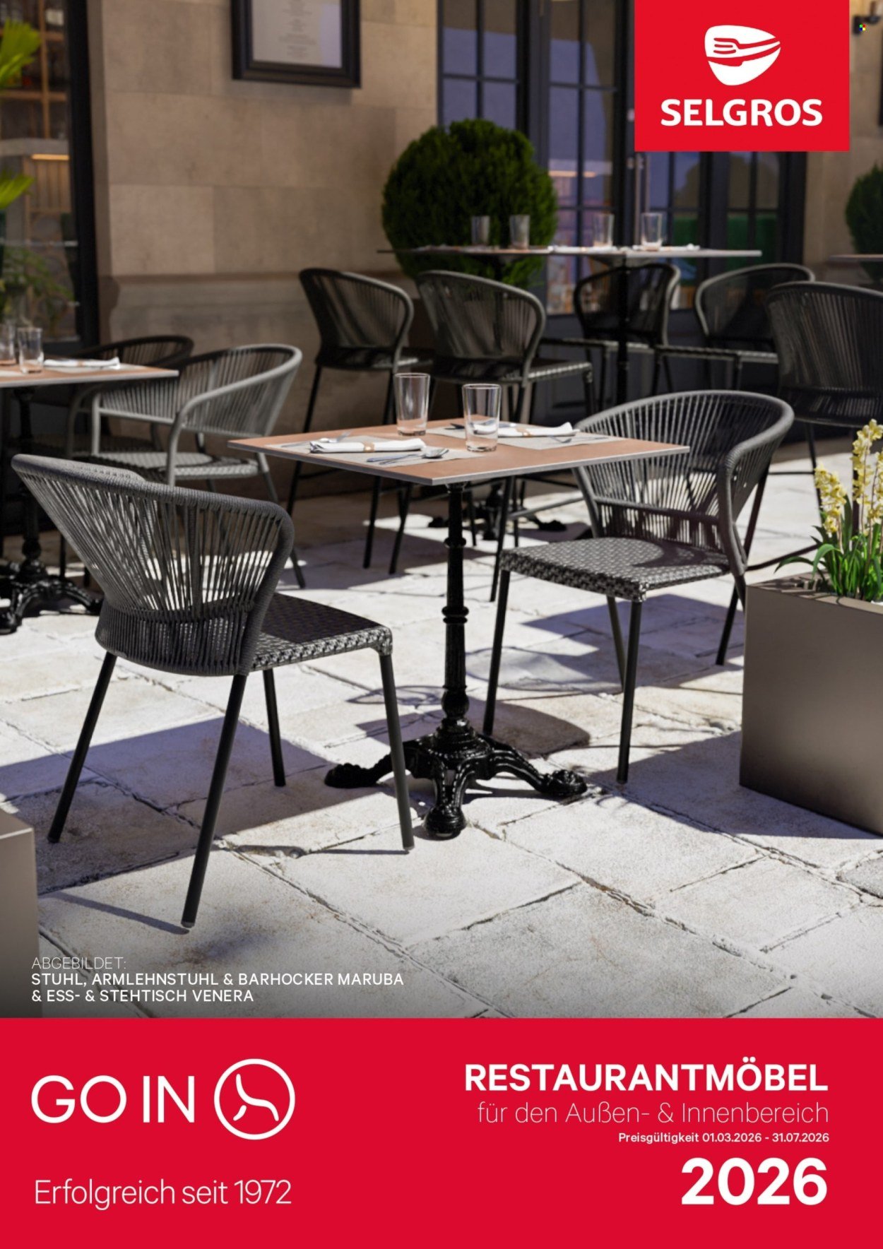 SELGROS Prospekt - Restaurantmöbel
