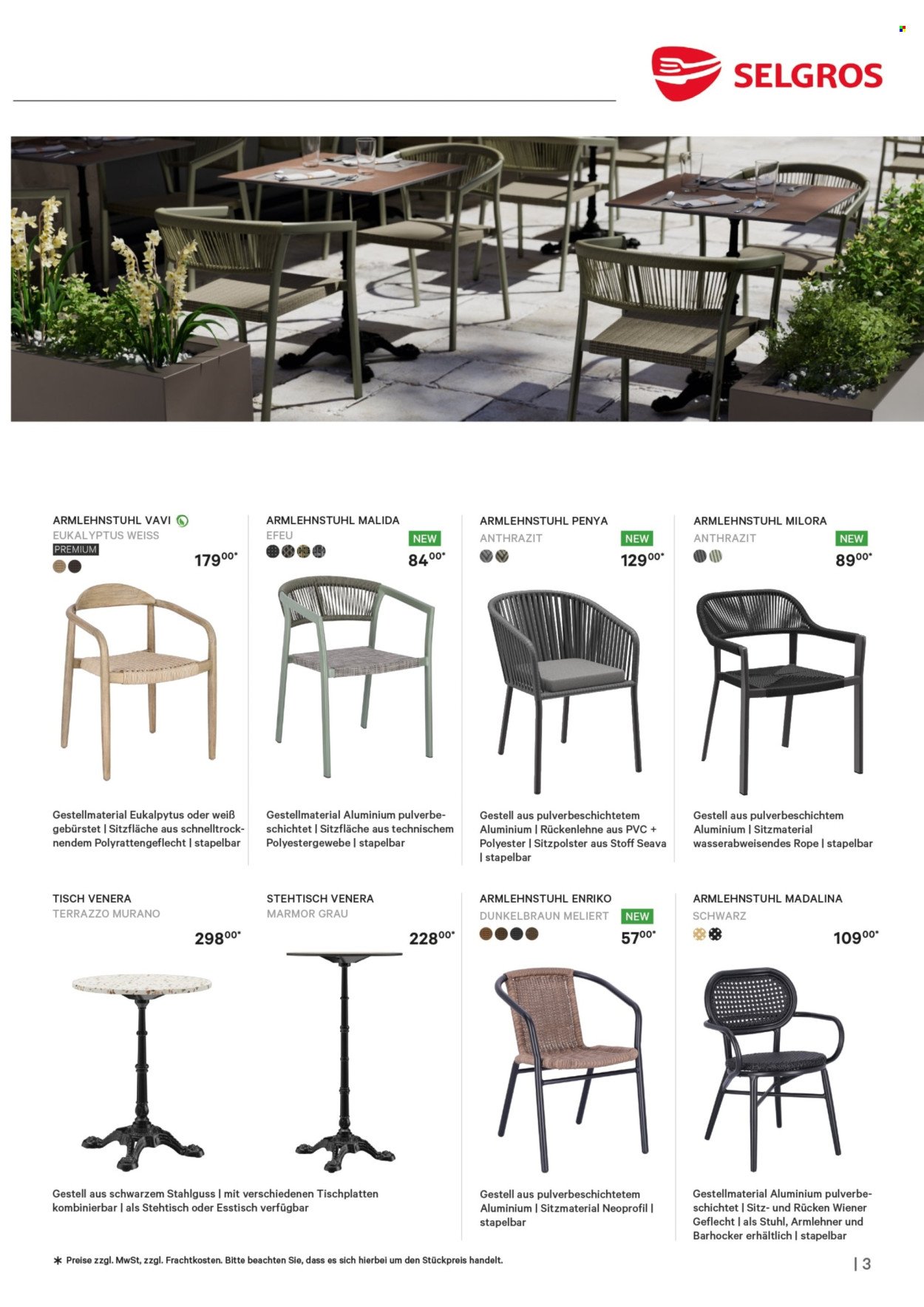 SELGROS Prospekt - Restaurantmöbel (2026-03-01 - 2026-07-31)