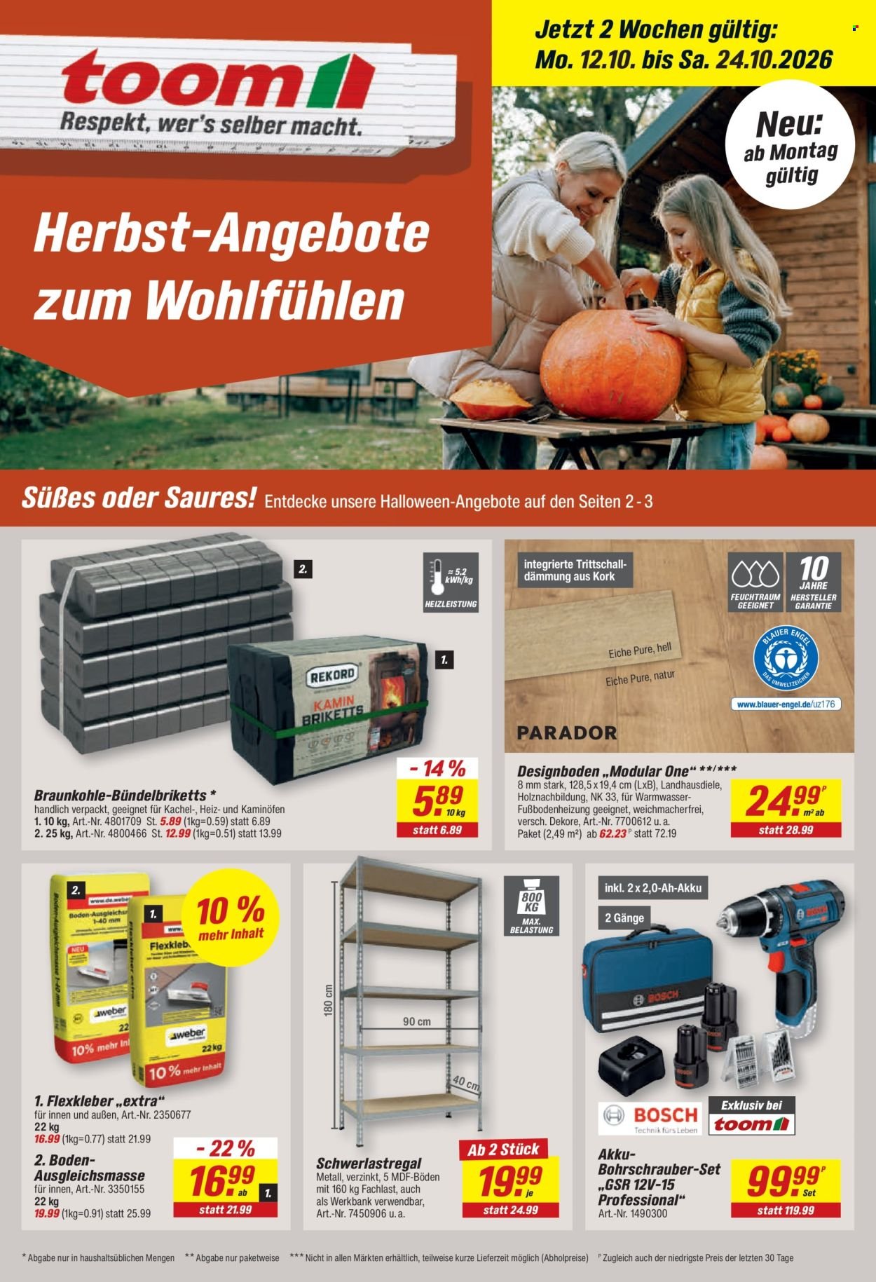 TOOM BAUMARKT Prospekt - Ab Montag 12.10.2026