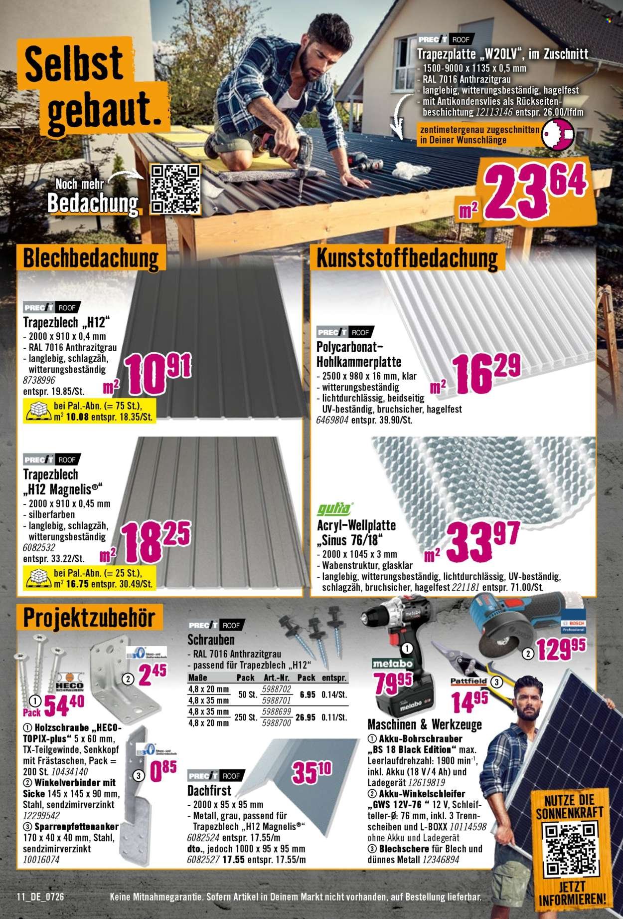 HORNBACH Prospekt - Andere feiern Tore, Du Dein Projekt.