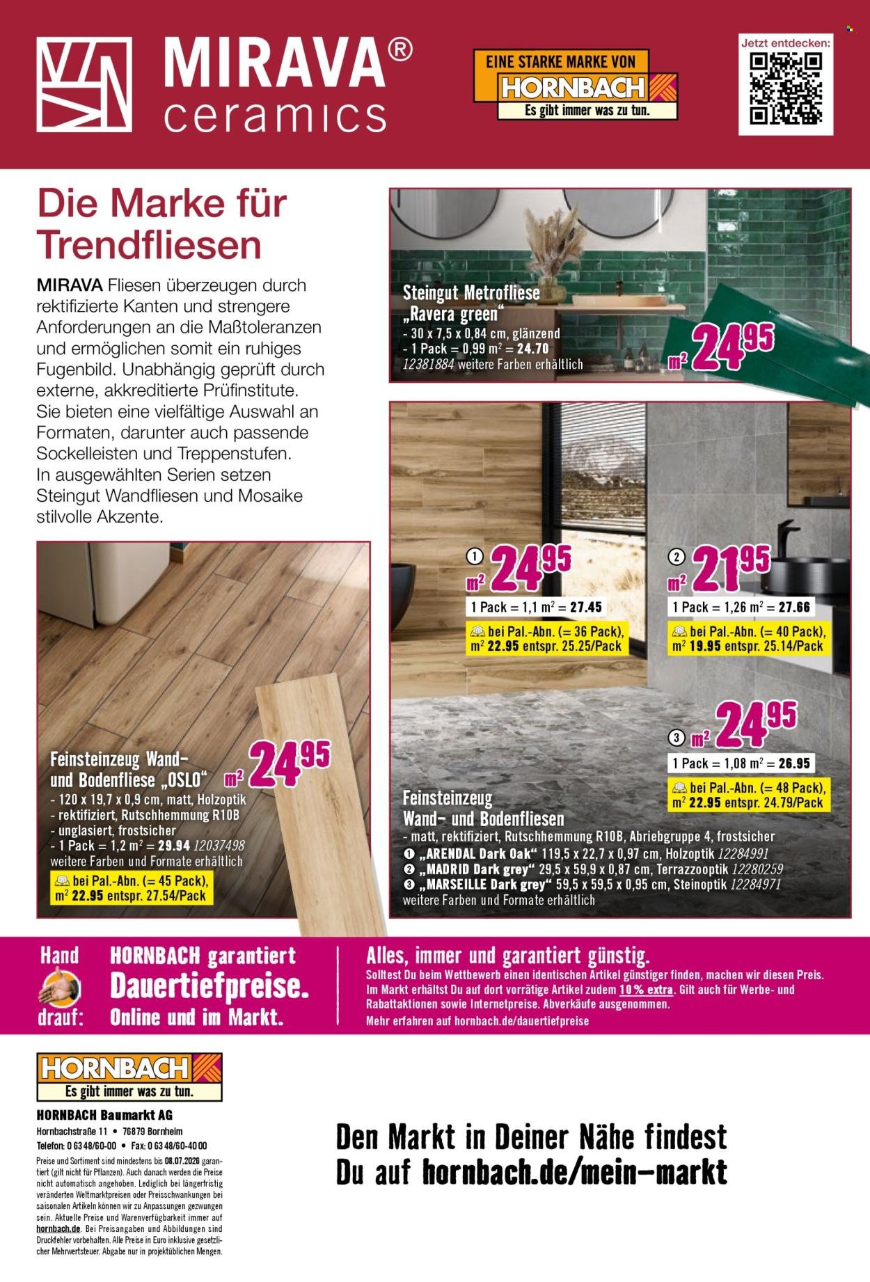 HORNBACH Prospekt - Andere feiern Tore, Du Dein Projekt.