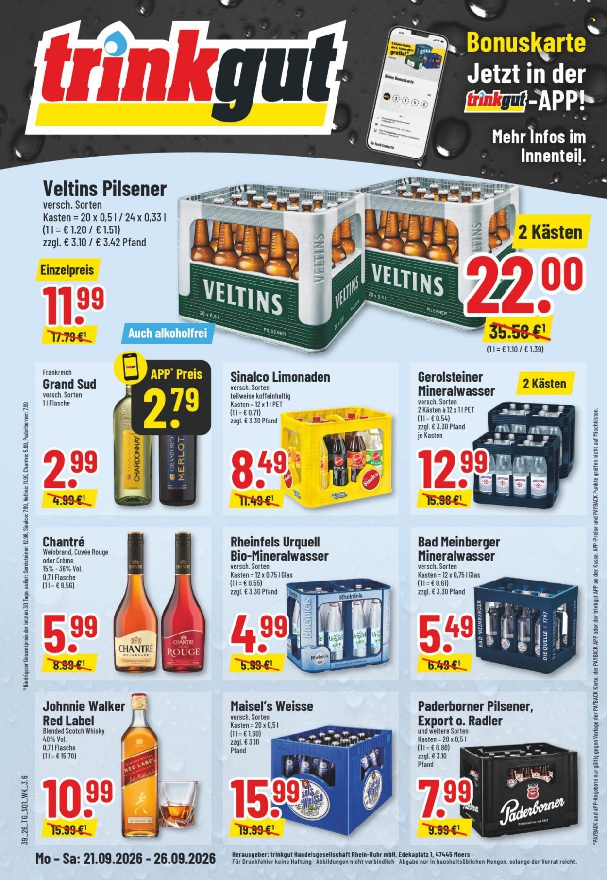 TRINKGUT Prospekt - Ab Montag 21.09.2026