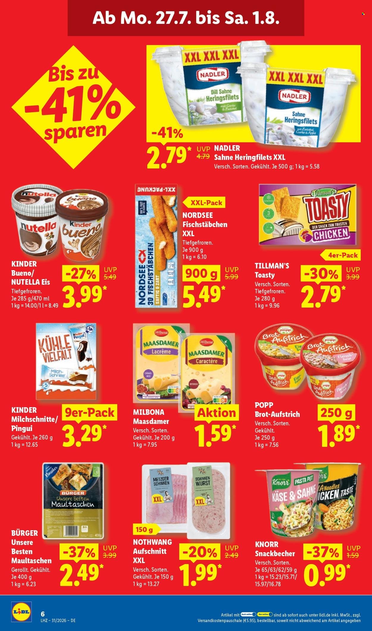 LIDL Prospekt - Ab Montag 27.07.2026