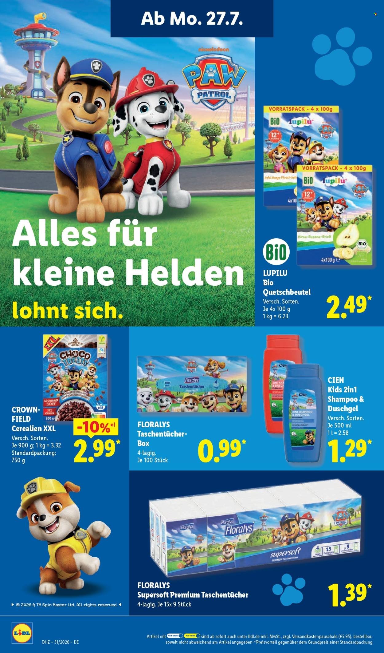LIDL Prospekt - Ab Montag 27.07.2026