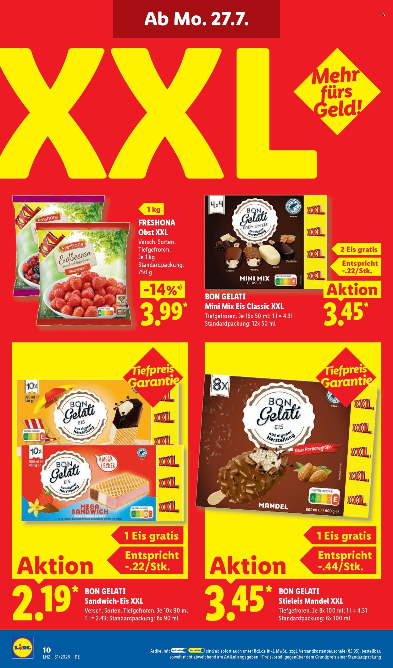 LIDL Prospekt - Ab Montag 27.07.2026