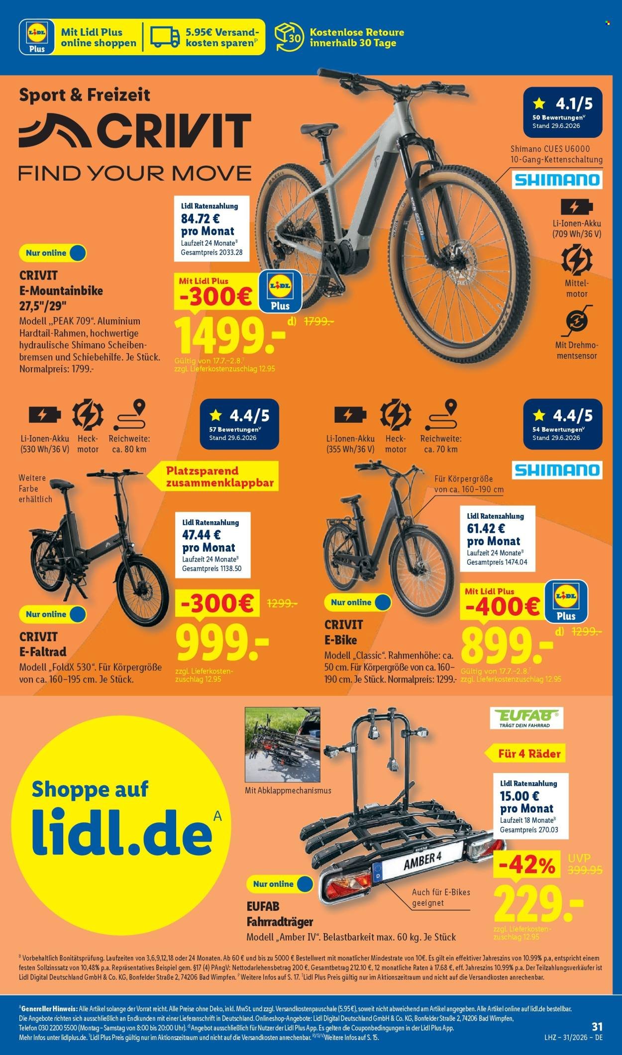 LIDL Prospekt - Ab Montag 27.07.2026