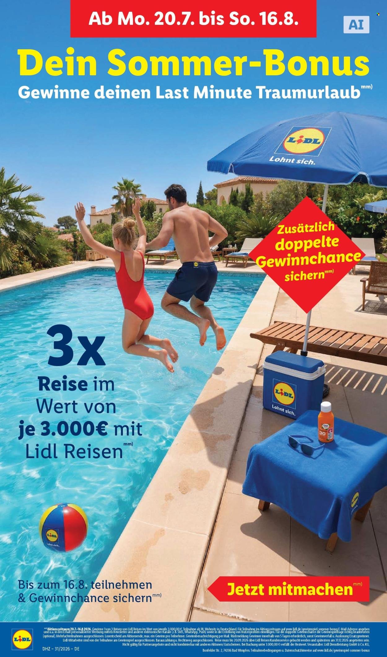 LIDL Prospekt - Ab Montag 27.07.2026